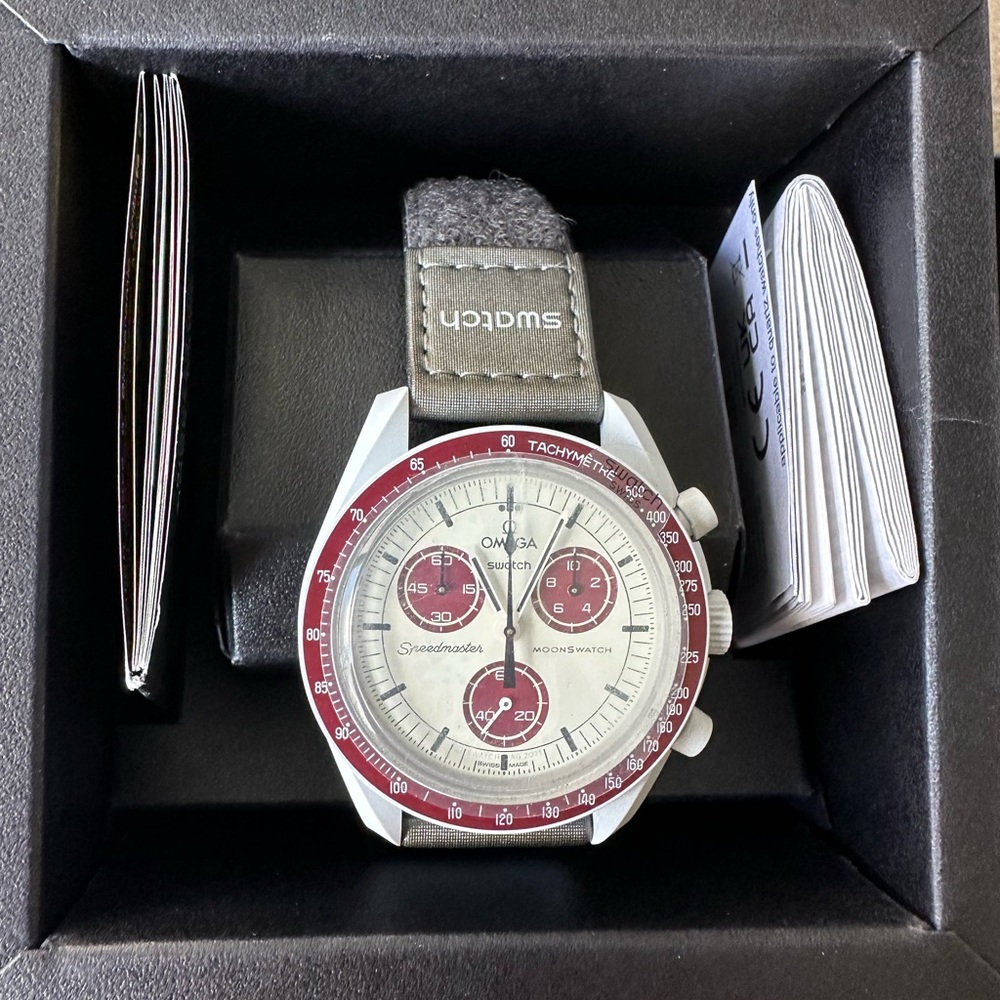 NIB Swatch Omega Pluto Watch